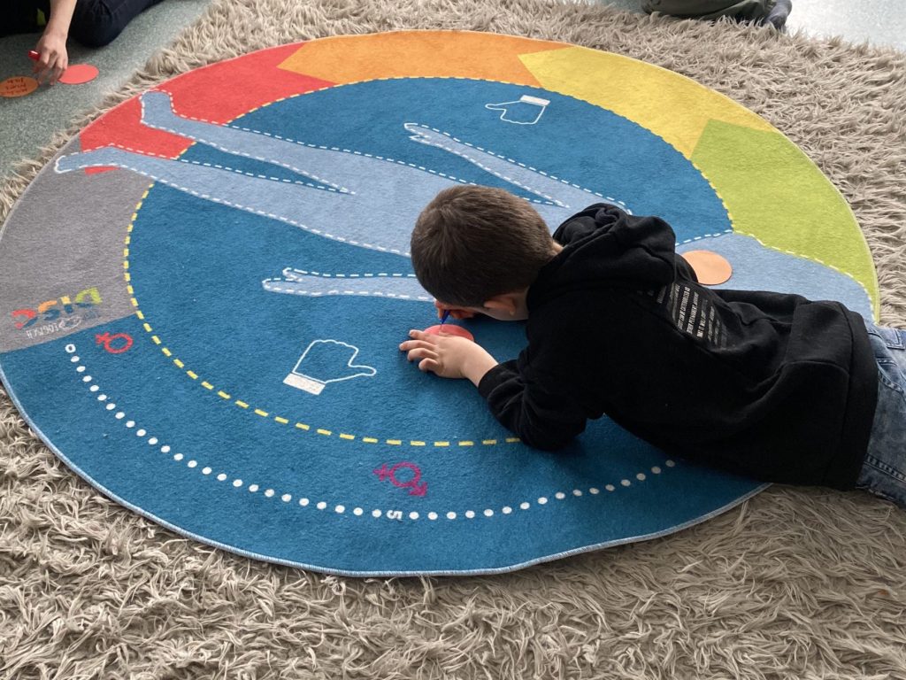 Disc Teppich Kinder